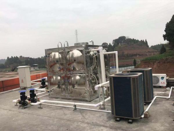 遂寧公安消防大隊10P-8T空氣能熱水系統